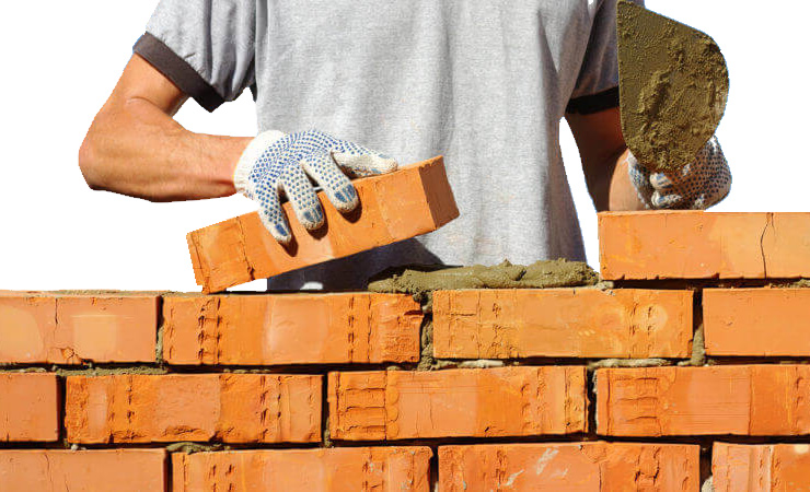 building a wall of bricks