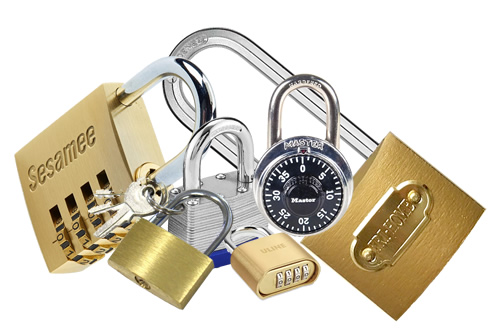 many different kinds of locks
